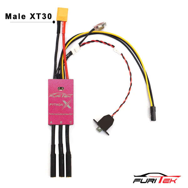 FURITEK PYTHON X TEAM SPEC 80A/120A BRUSHED/BRUSHLESS ESC FOR 1/10 RC CRAWLERS W