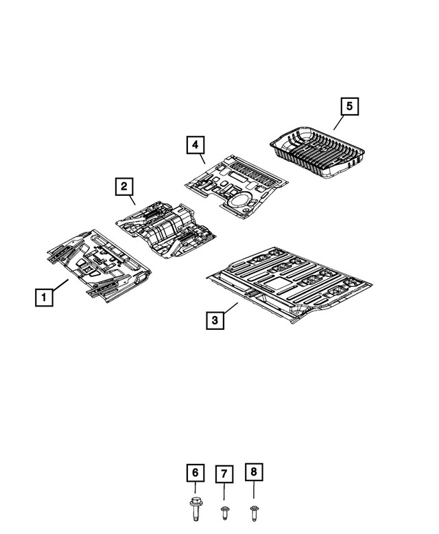 Genuine Mopar Weld Nut 6511318aa