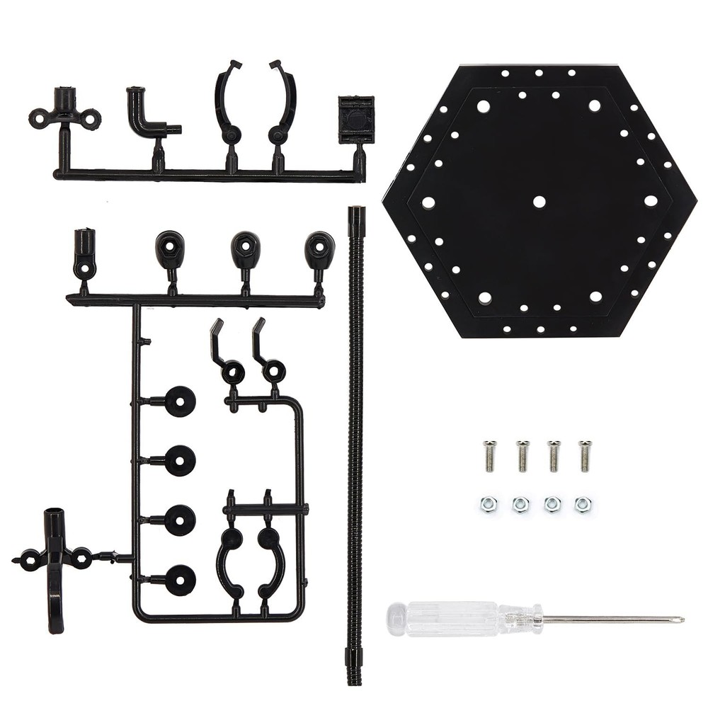 Yocoolfun 3 Pack Black Action Figure Stand,Action Display Holder
