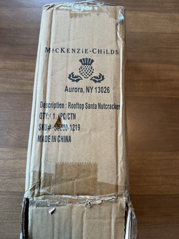 McKenzie Childs Nutcracker Christmas Decor Santa Claus