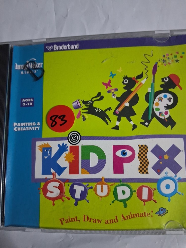 KID PIX Studio Big Box - Image Maker Edition - Rare!