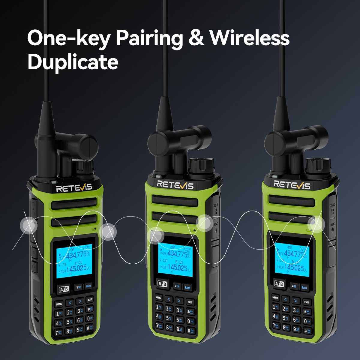 Retevis A3 Ham Radios Full Band Radios Long Range Walkie Talkie FM Transceiver