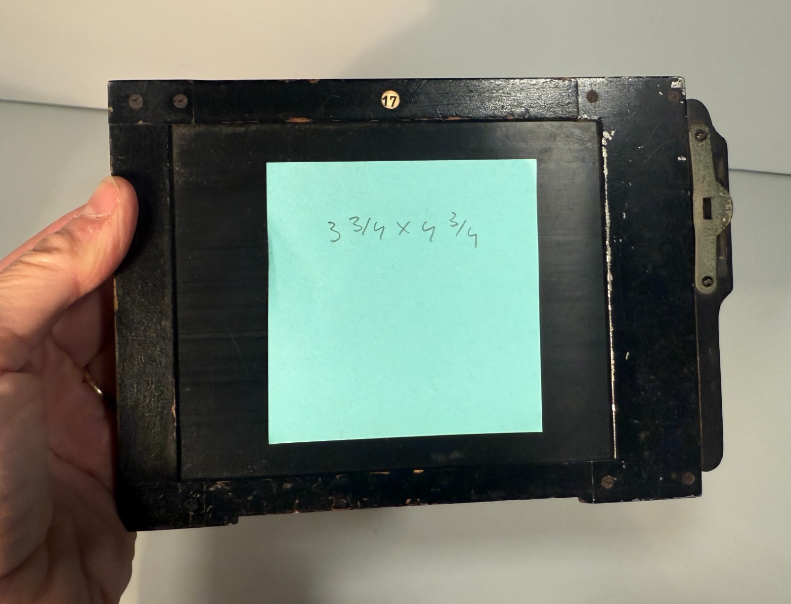 VINTAGE - PEELING & VAN NECK,LONDON FOCAL PLANE PRESS CAMERA + FILM HOLDER