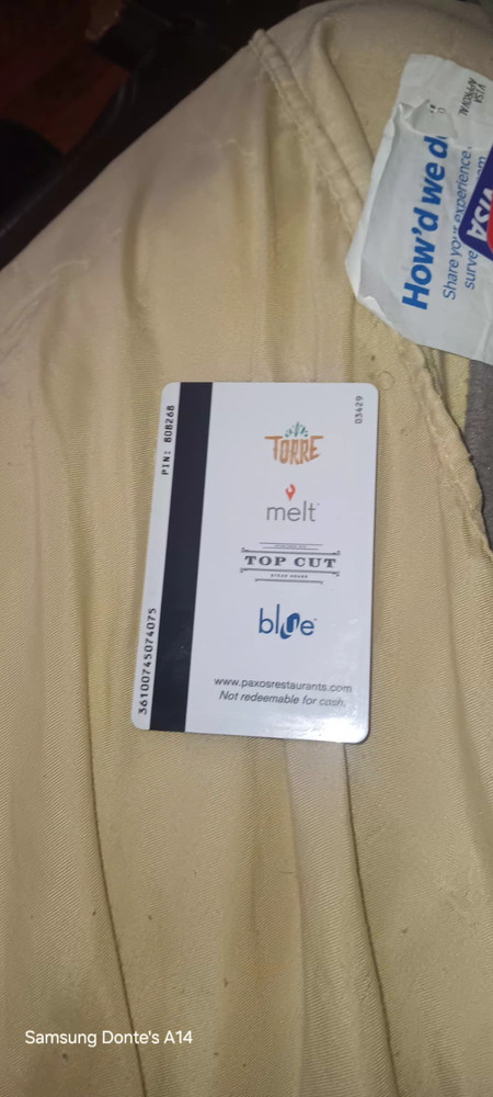 restaurant giftcards