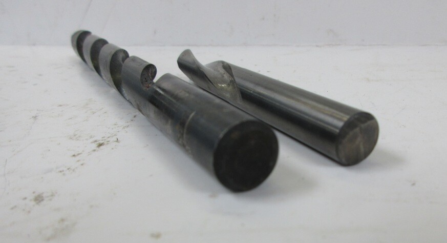 UNKNOWN BRAND DRILL BITS, 29/64" 6" LONG, 3/8" 3-1/2" LONG