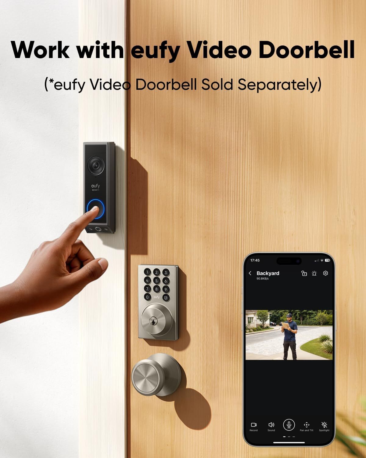 eufy Security Smart Lock C30 Keyless Entry Deadbolt Built-in WiFi(Alexa-Enabled)