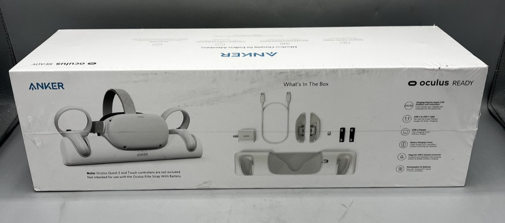 Anker Charging Dock for Quest 2 - White Brand NEW Sealed