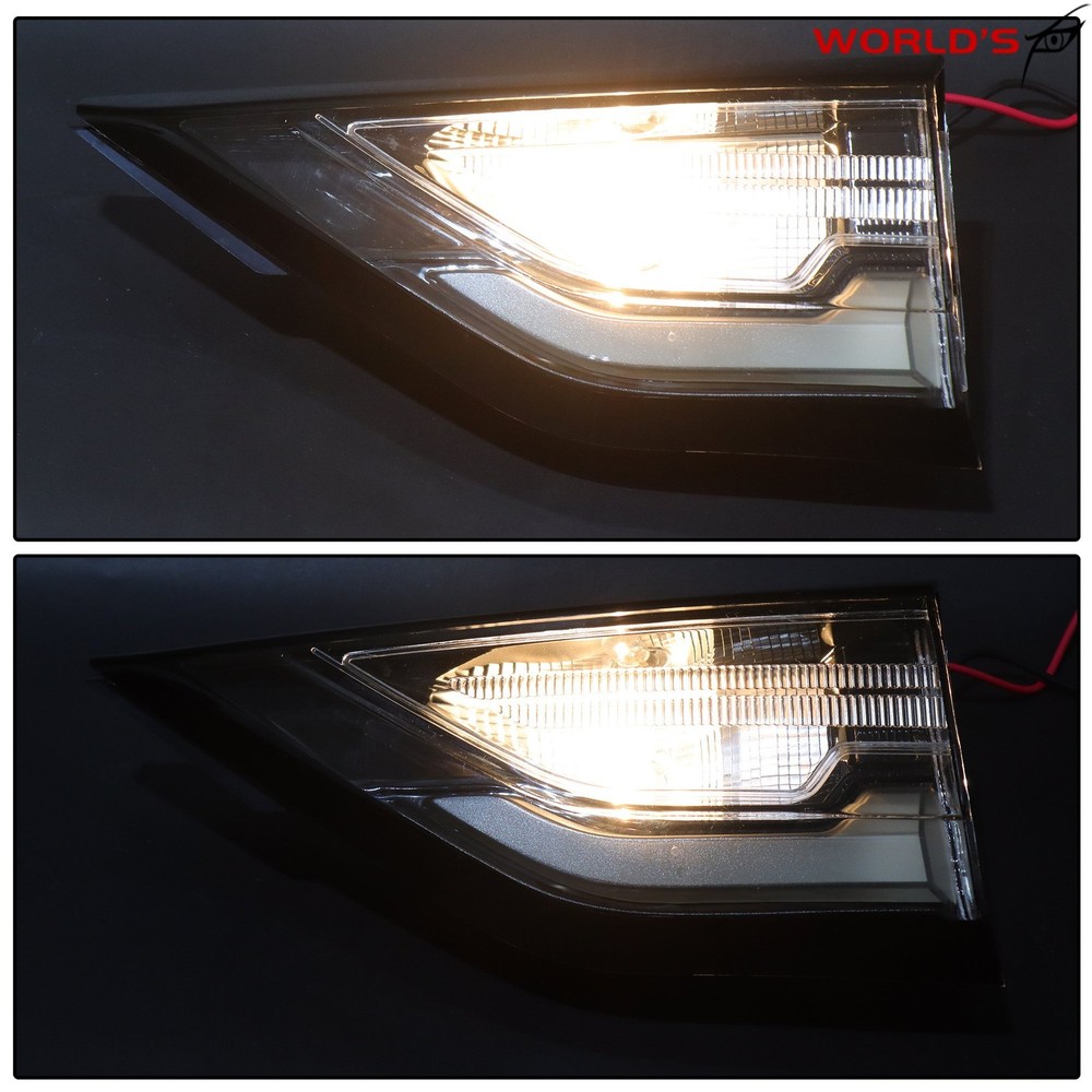 Inner Left+Right Side Tail Lights For Chevy Traverse 2018-2021 LED Tail Lamps