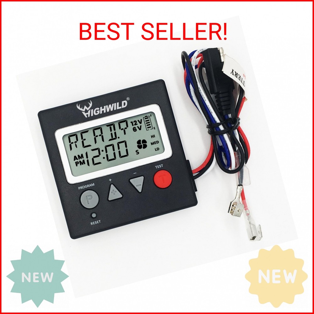 Highwild 6V/12V Universal Game Feeder Digital Timer