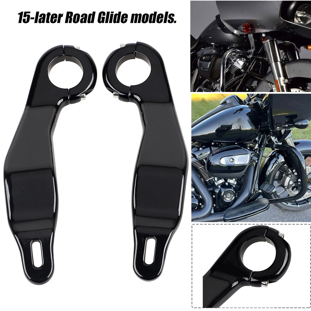 Gloss Black Fairing Support Bracket Mount For Harley Road Glide Model 2015-2023