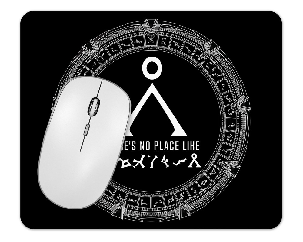 No Place Like Home With Gate Mouse Pad 1/8" Thick Mouse Pad