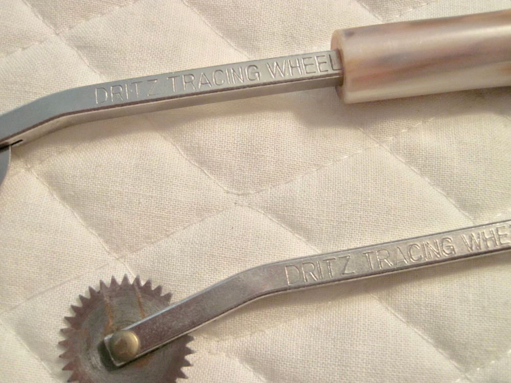 2 Vintage Dritz Tracing Wheels Bakelite Handles