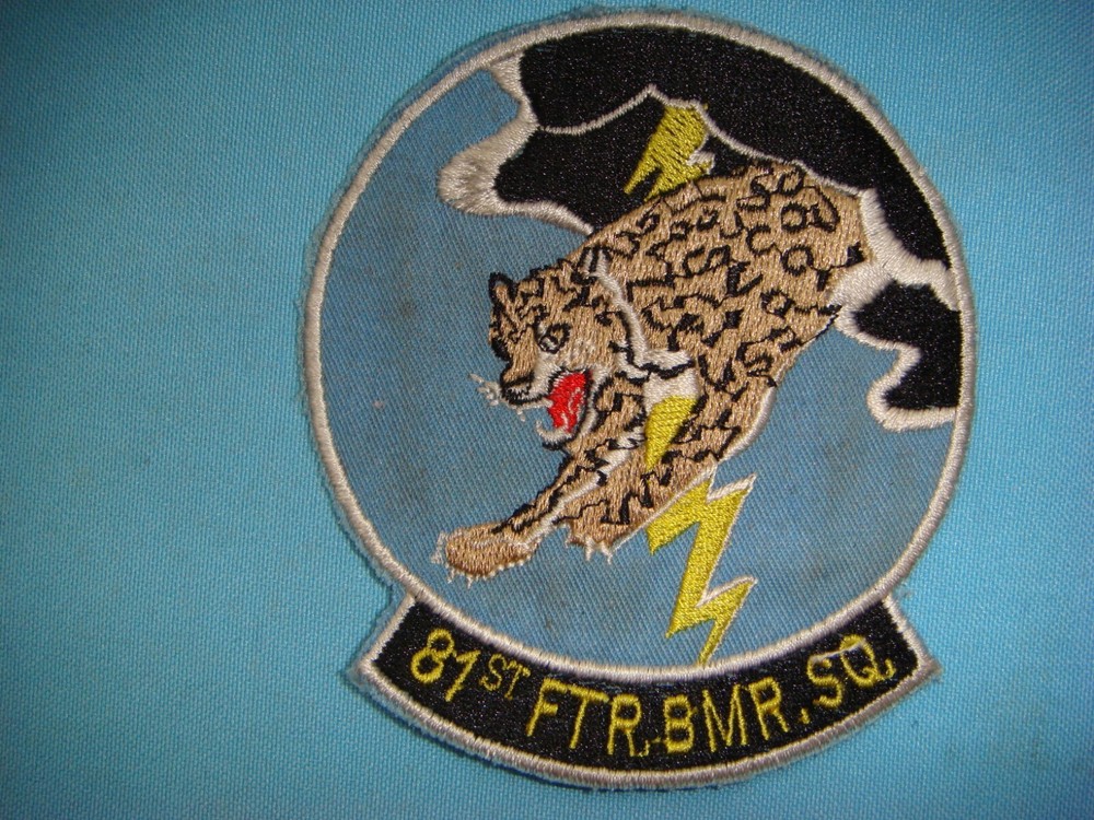 CIRCA 1950s US 81st FIGHTER BOMBER SQUADRON PATCH