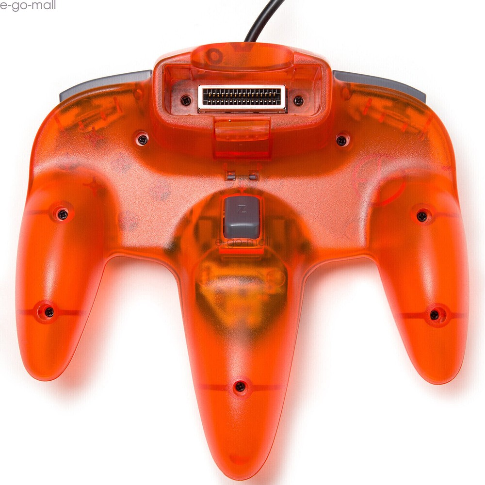 Wired N64 Controller Joystick Replacement For Nintendo 64 Console Clear Orange