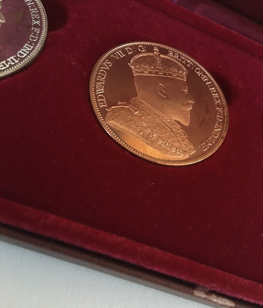 1901 Canada – Edward VII – Proof-Like Retro Pattern Coins – Original Case