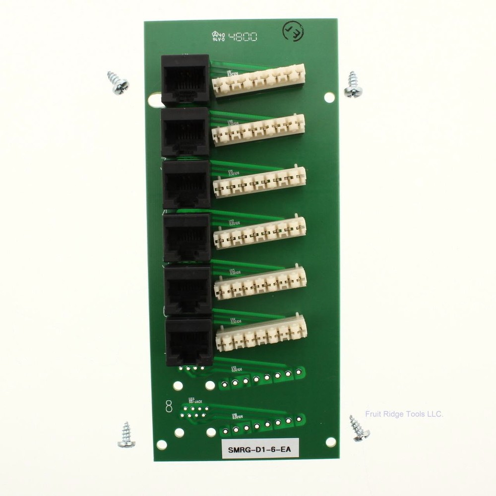 Suttle  RG-D1-6 6-Port Cat5e Board 110IDC Termination Data Distribution