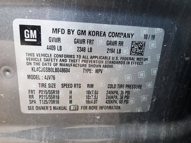 Camera/Projector Front View Camera Fits 15-20 IMPALA 568690