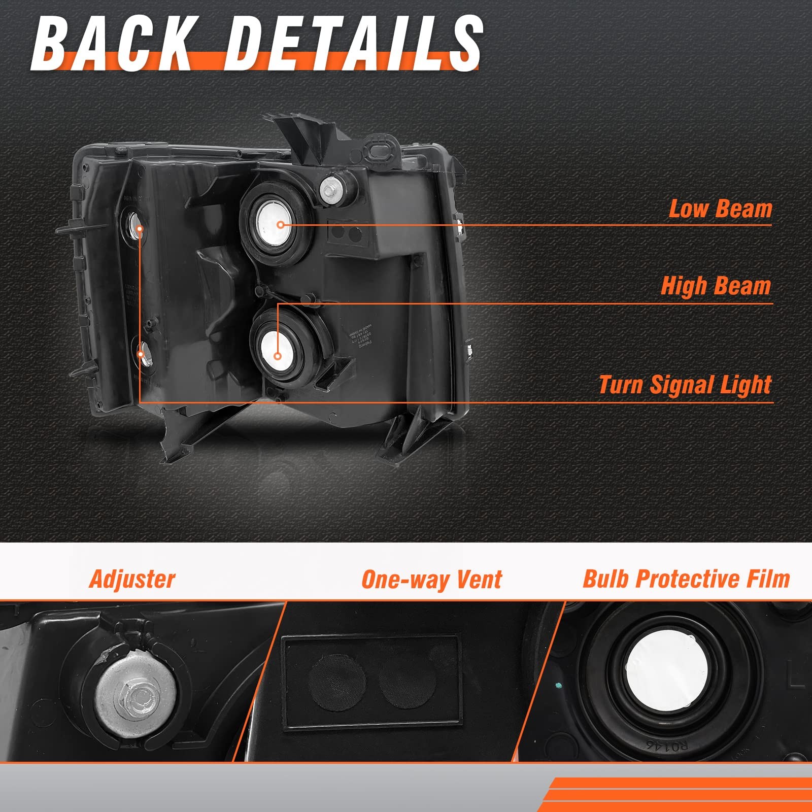 Headlights Assembly fit Chevy 07-14 Silverado /07-13 Silverado 1500