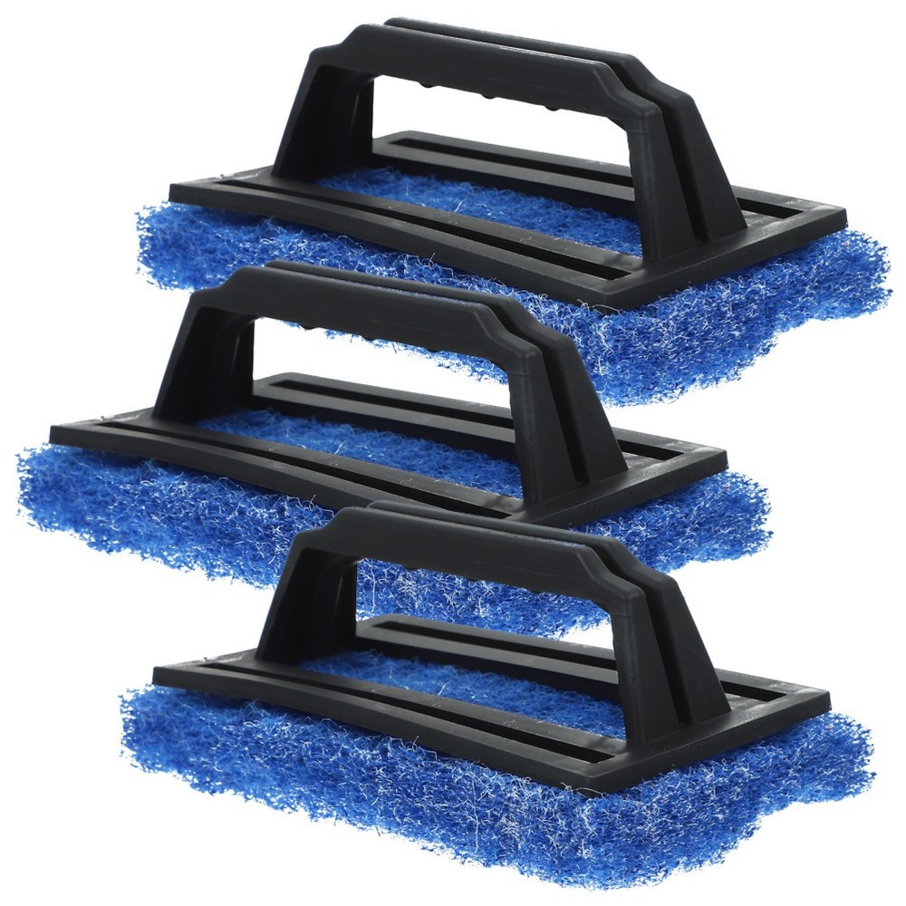 3 Pcs Cleaning Brush Ink Pad Triangular Screen Window Cleaner Remover