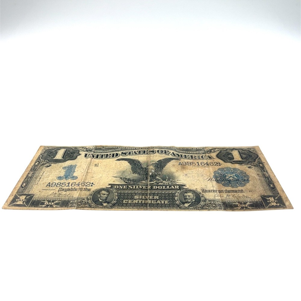1899 $1 Silver Certificate Black Eagle Note Lyons/Roberts Very Good VG FR #226a