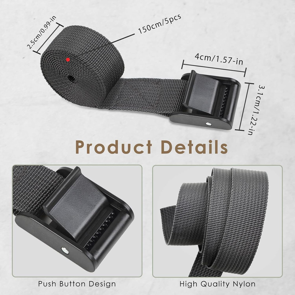 5Pcs Trail Camera Straps Game Camera Tree Mounting Straps Portable UV Resistant