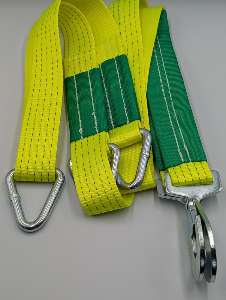 HI VIS Winching Assistance Straps Webbing Winch Brother - Even Pull System