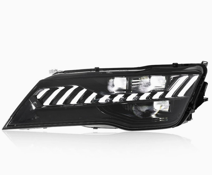 For AUDI A7 RS7 2011-2018 LED DRL Sequential Projector Headlights Assembly Pair