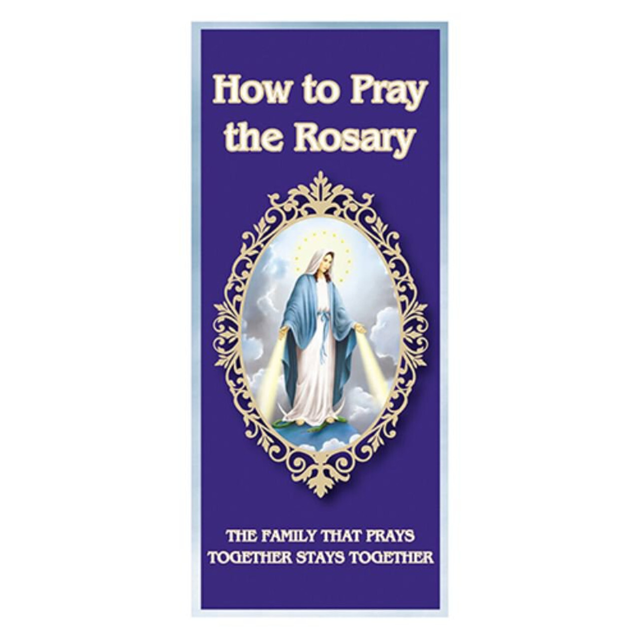 Large Print How to Pray the Rosary - Set of 5 (B3786)