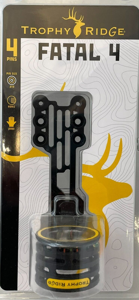 TROPHY RIDGE FATAL 4 Fiber Optic Bow Sight