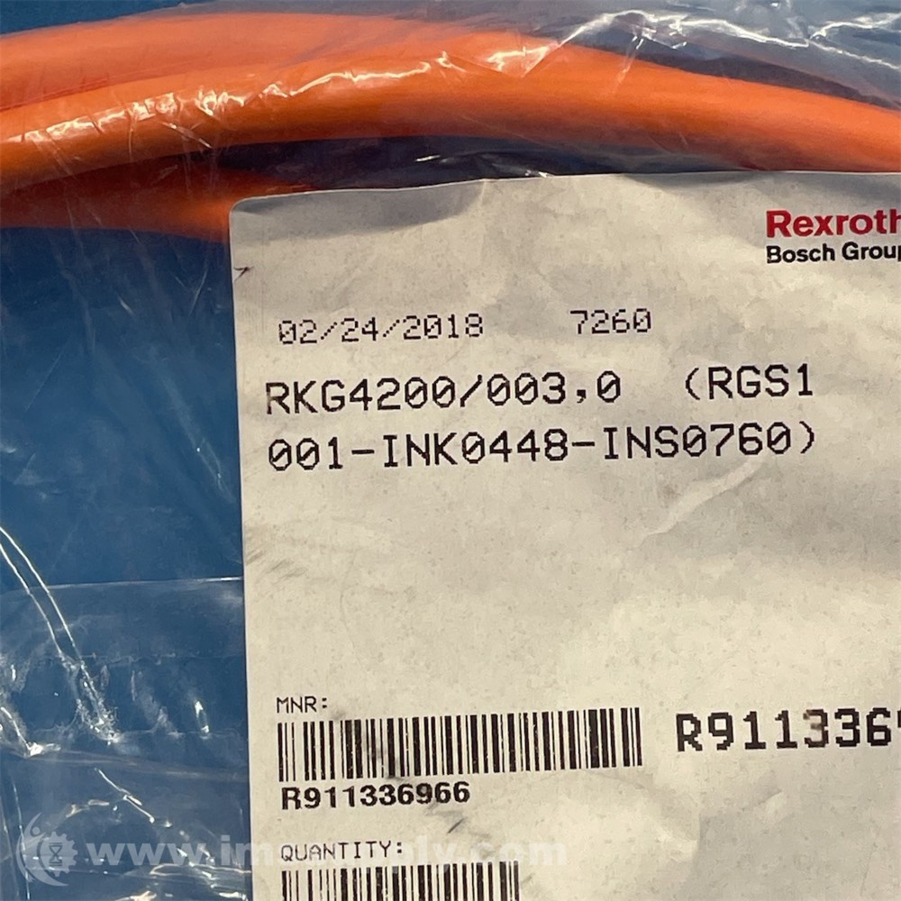 Rexroth R911336966 RKG4200/003,0 Encoder Cable FNFP