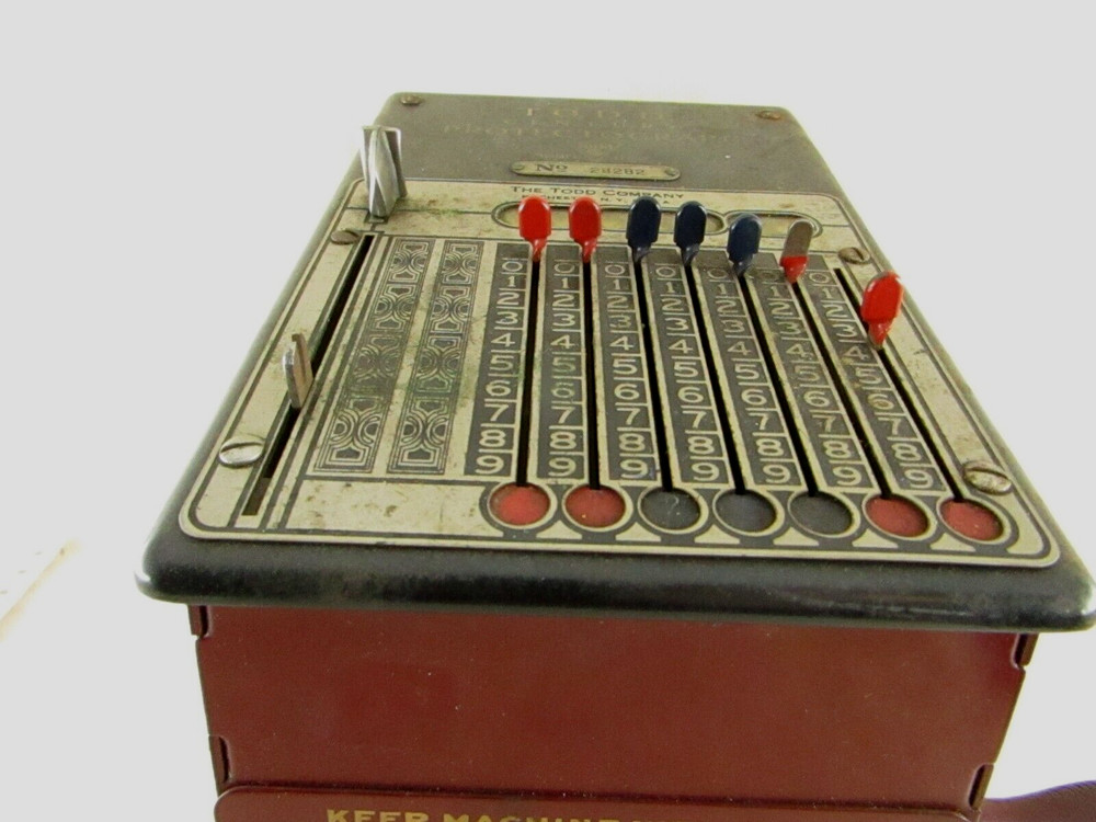 Antique Check Protectograph Machine