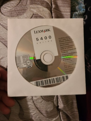 Lexmark 5400 series Printer Installation Software Disk CD