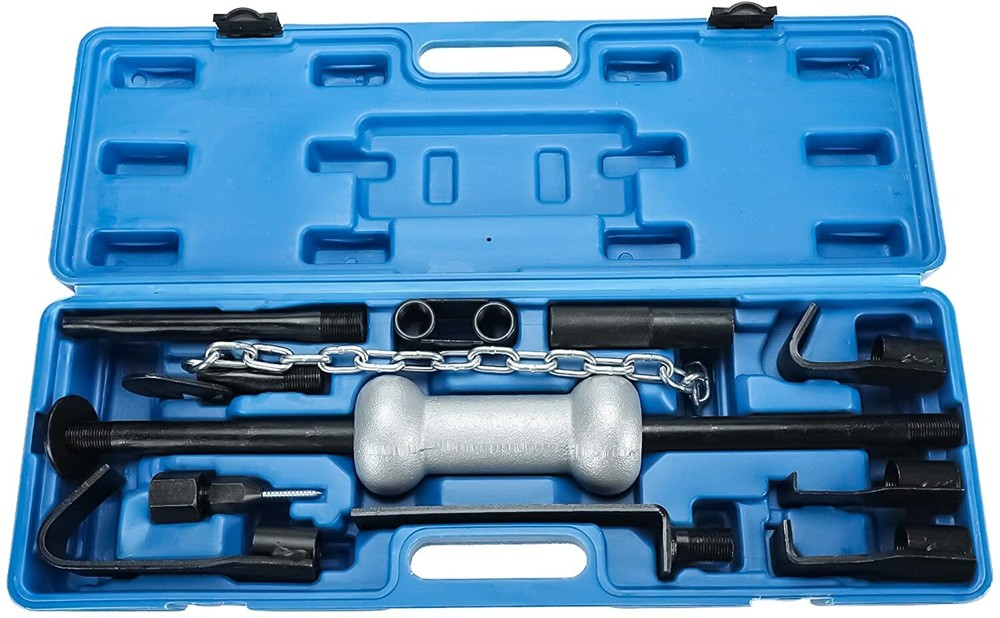 13Pc Auto Body Dent Puller Repair Kit w/ 10lbs Slide Hammer