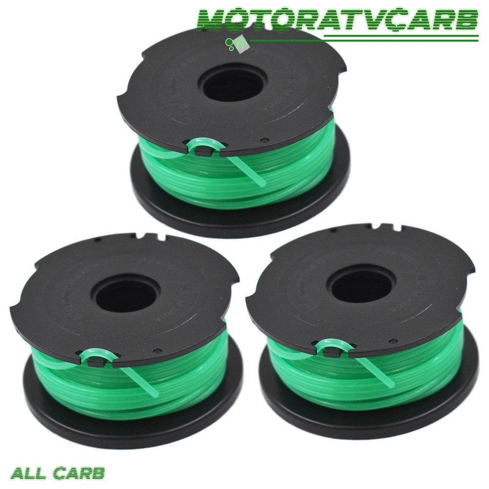 3pack SF-080 String Trimmer Spool Line Replacement For Black & Decker GH3000