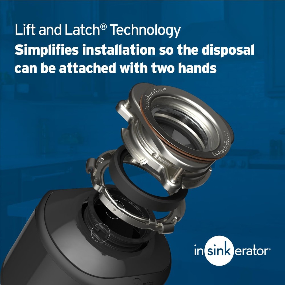 InSinkErator Badger 5XP Garbage Disposal, Standard Series 3/4 HP Continuous Feed