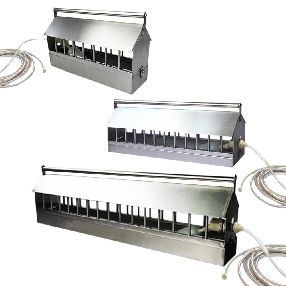 Automatic Poultry Waterer Chicken Drinker Stainless Steel Versatile Water Feeder