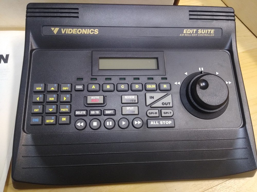 Videonics Edit Suite A/B Roll Edit Controller with Box, Cord, and Manual