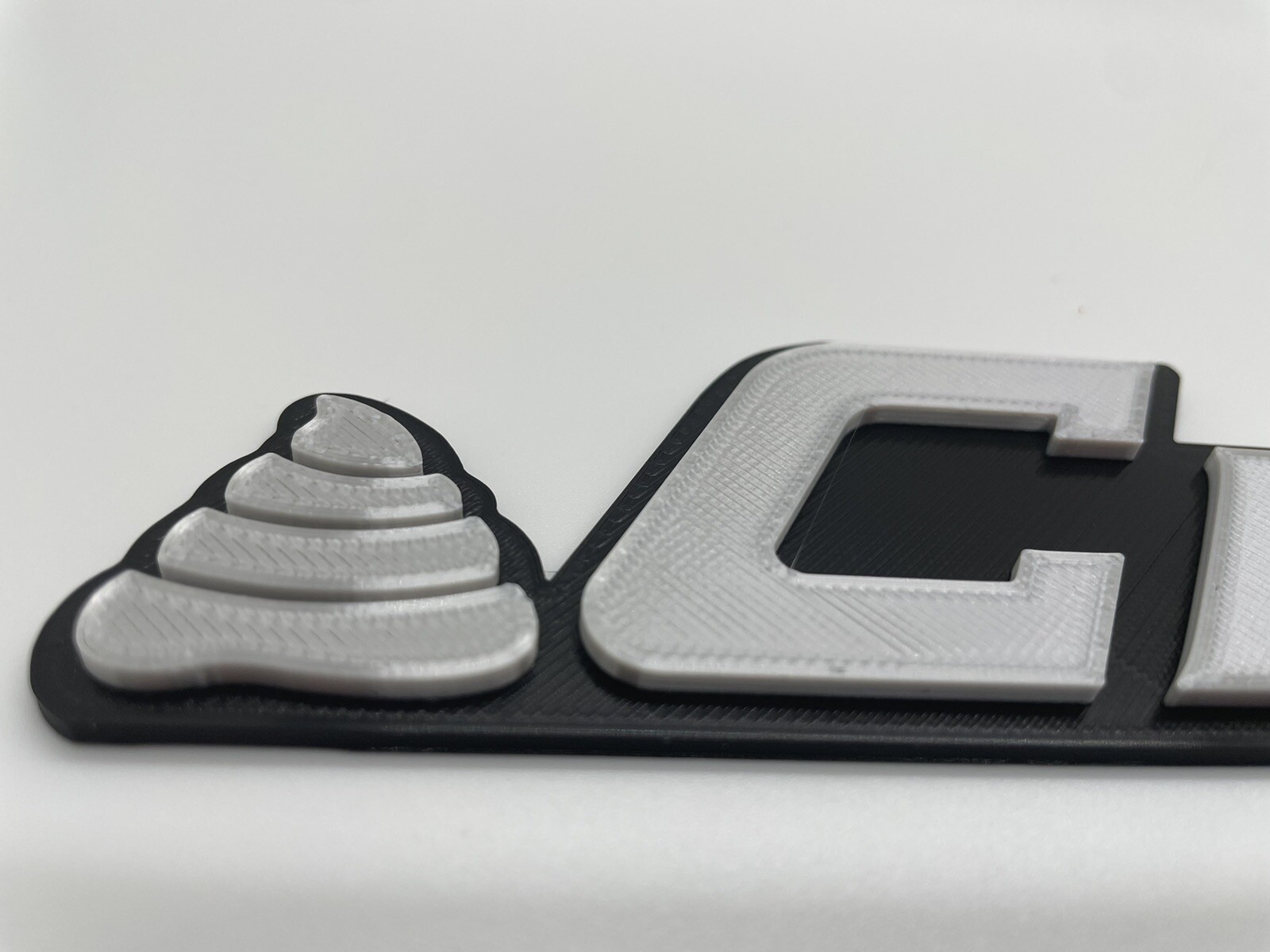 Crap-on Novelty 3D Printed Tool Box Badge.