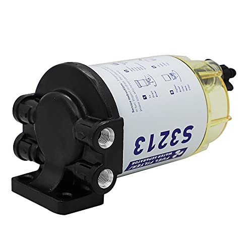 S3213 Fuel Water Separator Marine Kit, 10 Micron Filter Effect is Suitable for