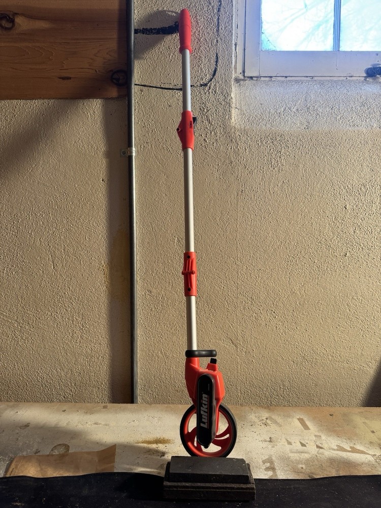 Lufkin PSMW18N Measuring Wheel 4-inch Compact Foldable