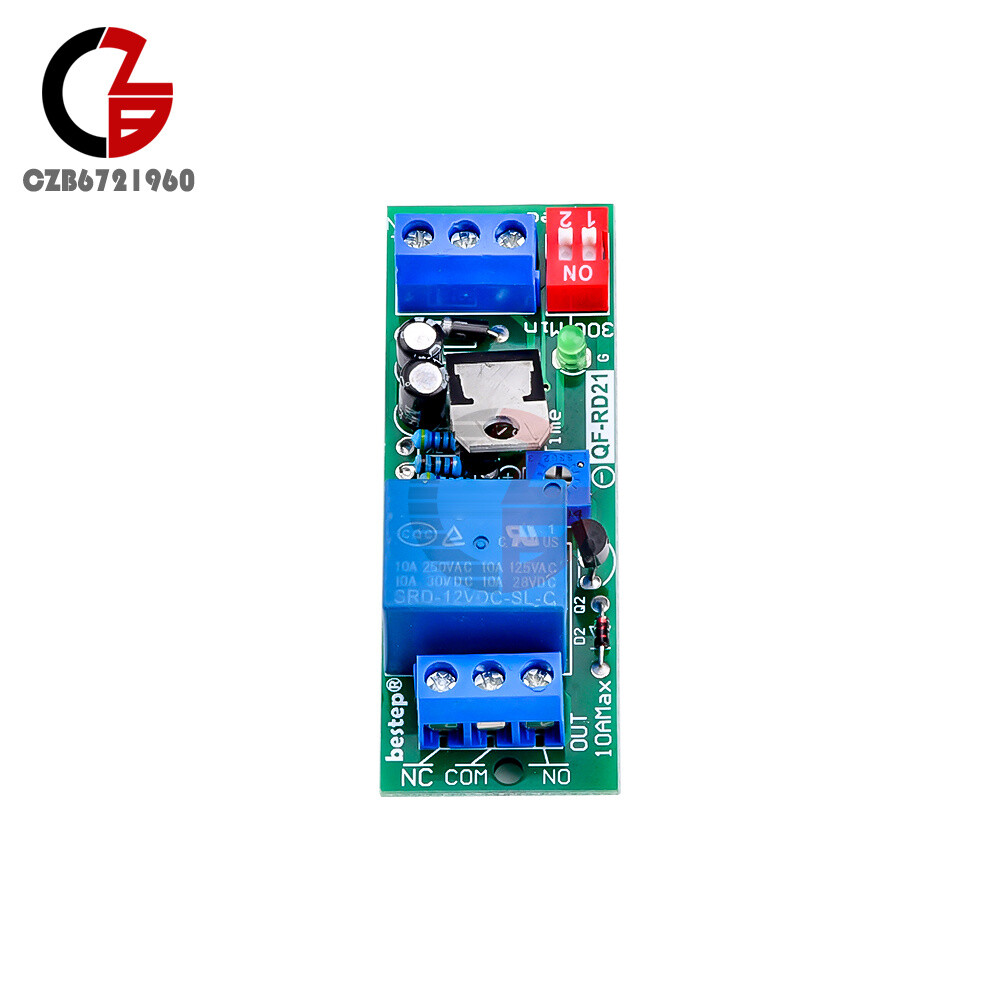 DC5V/12V/24V Adjustable Time Delay Timing Timer Relay Switch Turn ON/OFF Module