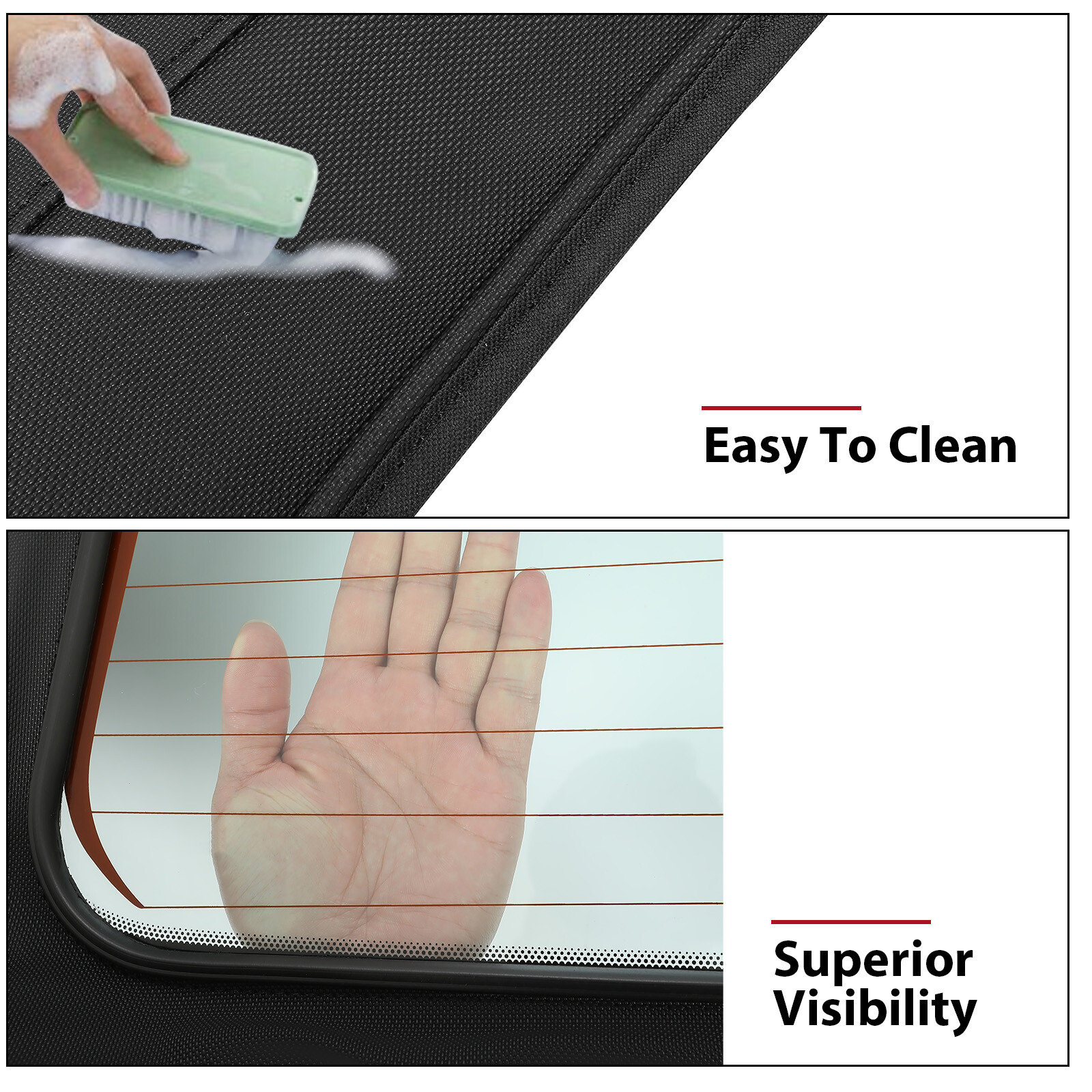 For BMW 3-Series E46 330ci M3 2000-06 Convertible Soft Top & Heated Glass Window