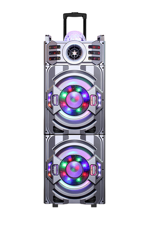 MPD1017B Rechargeable 2 x 10” USB SD Bluetooth  DJ SPEAKER SYSTEM 12,500 Watts