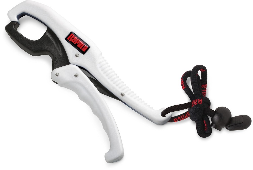 9" Floating Fish Gripper 9", white/black