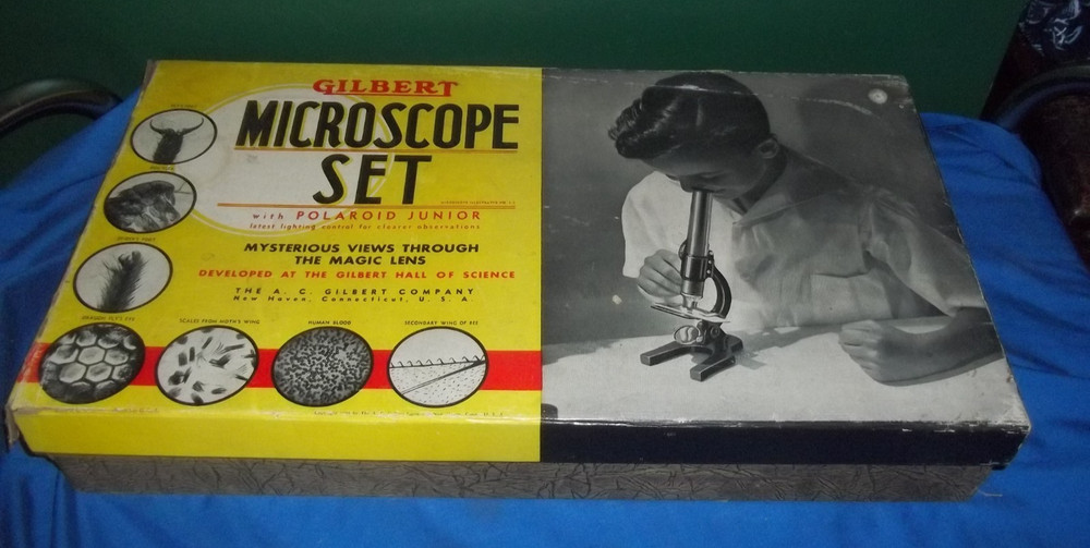 Vintage Gilbert No 5 Microscope Set