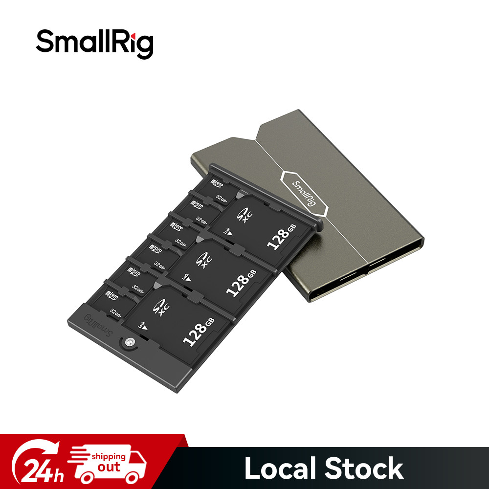 SmallRig Memory Card Case Holder Storage for SD / Micro SD / SIM Cards