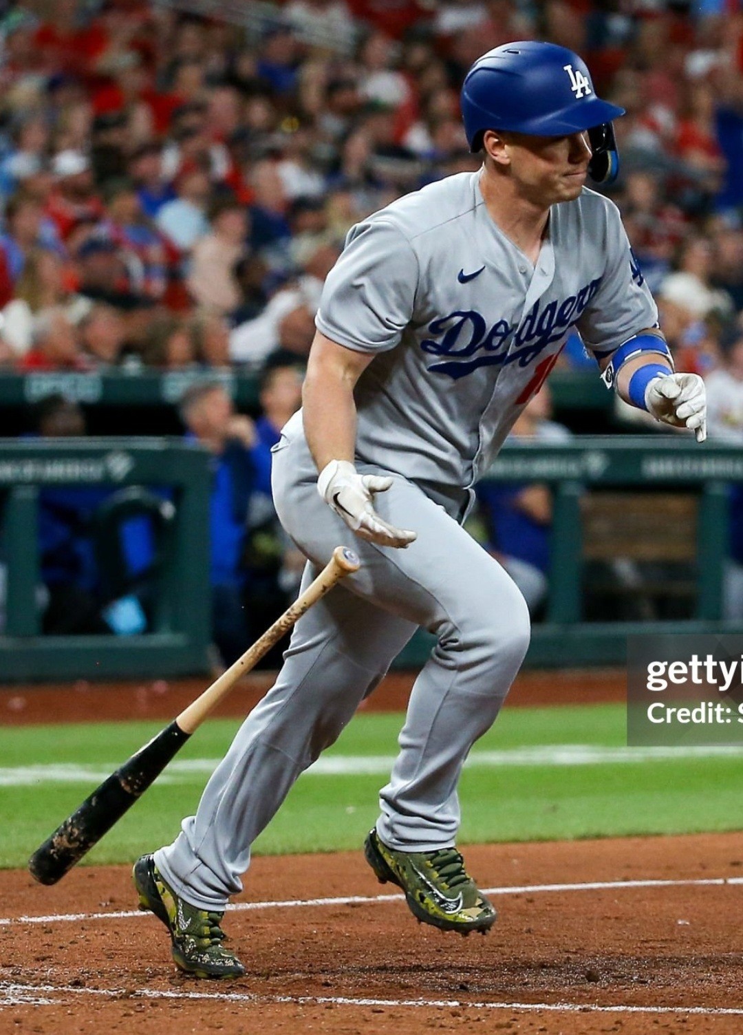 Los Angeles Dodgers MLB holo GU 2023 Will Smith Armed Forces Nike cleats