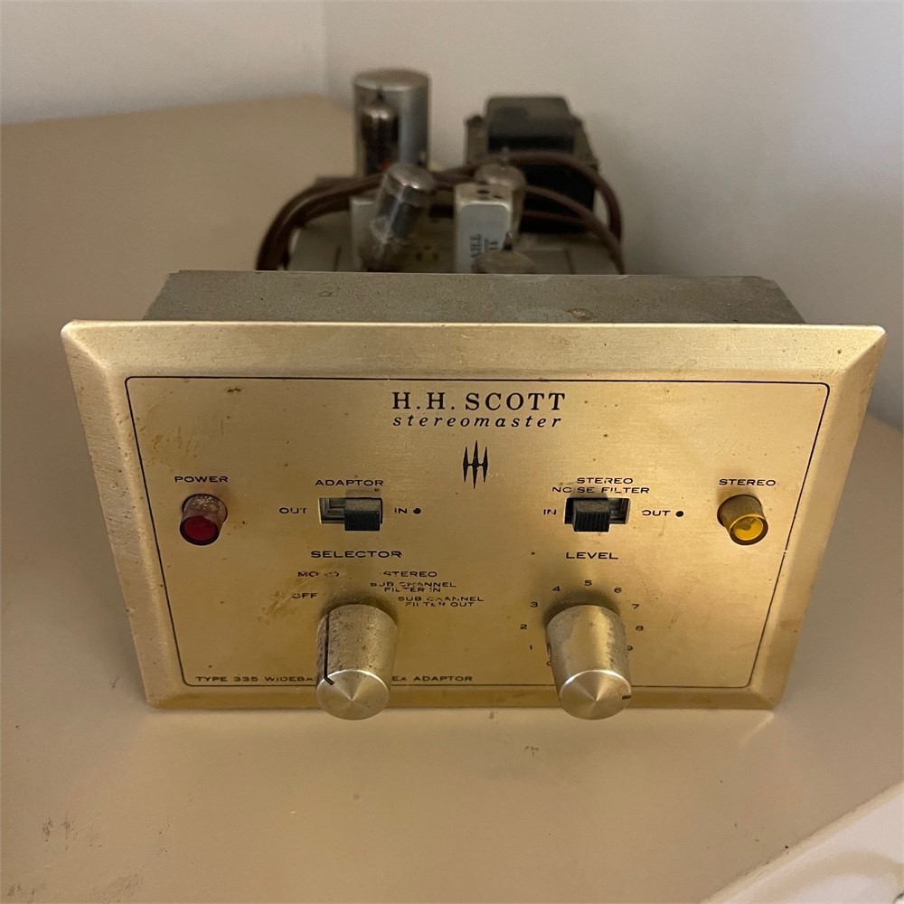H.H. Scott Stereomaster Type 335 Wideband Multiplex Adaptor POWERS ON - Untested