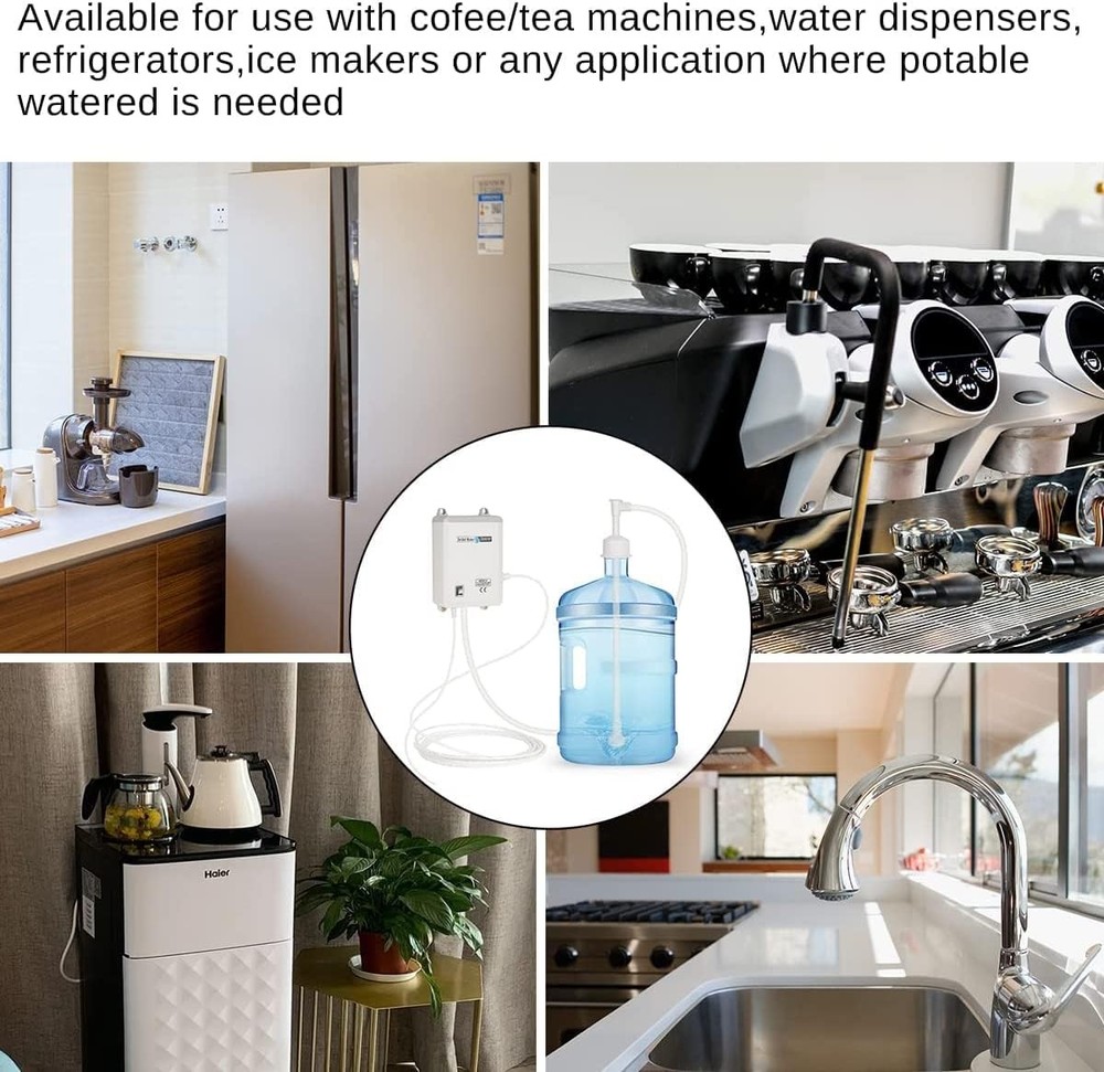 Bottled Water Dispenser Pump System Self-priming 110V AC