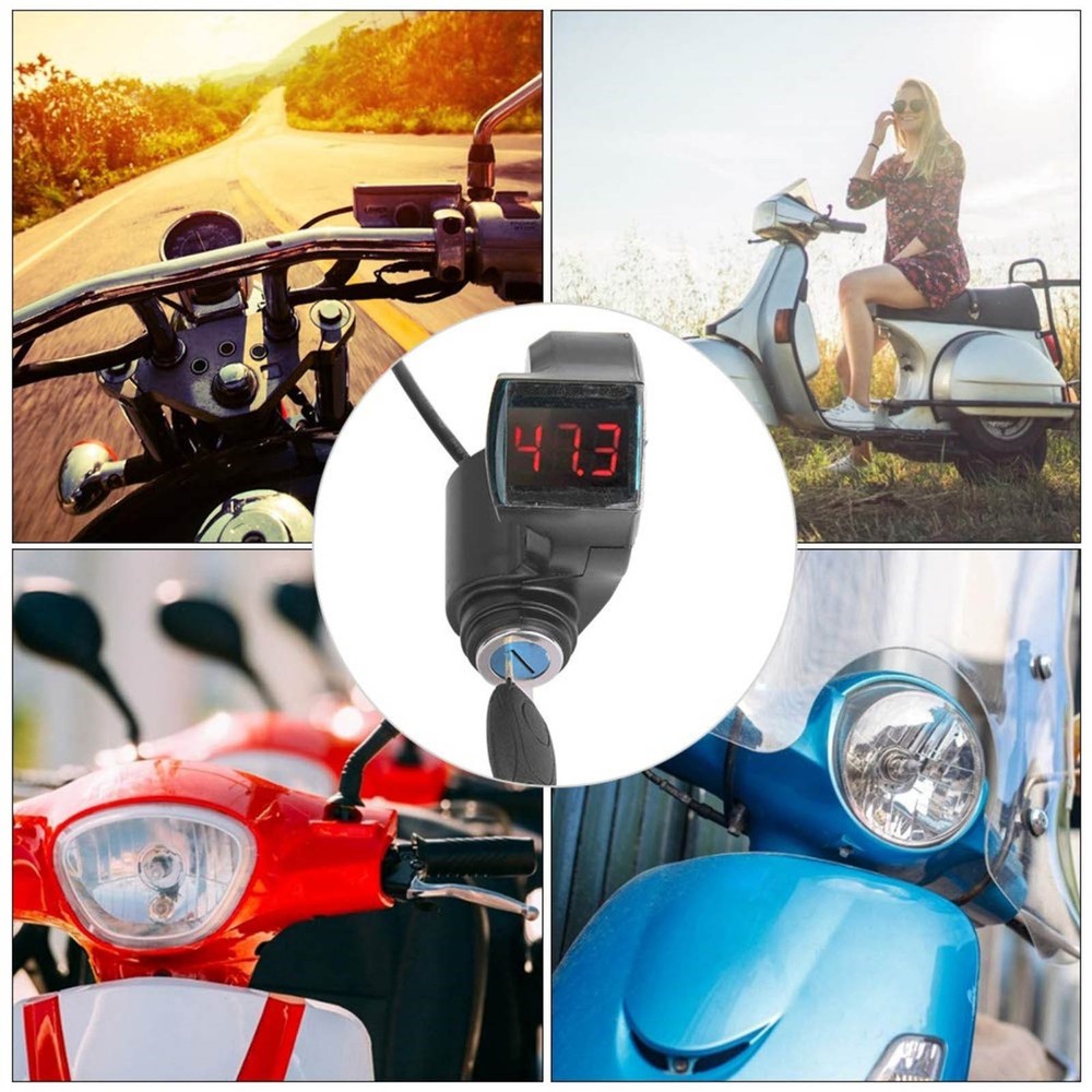 Durable E-Bike Throttle Control Switch Voltage Display Key Lock for Electric